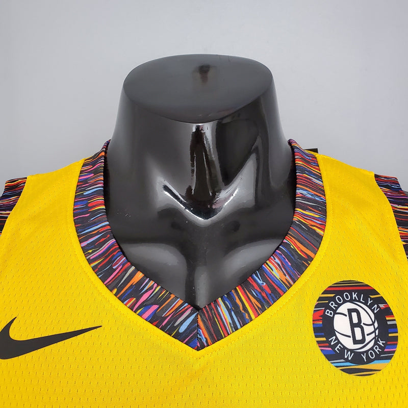 Regata Brooklyn Nets 2020/21 - Commemorative Edition Yellow