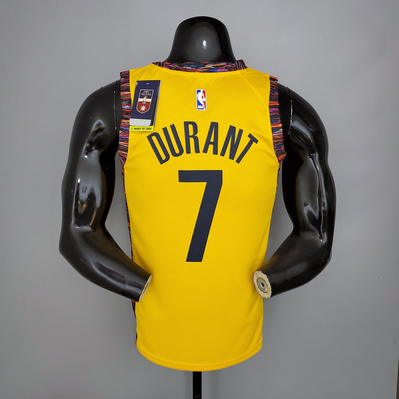 Regata Brooklyn Nets 2020/21 - Commemorative Edition Yellow