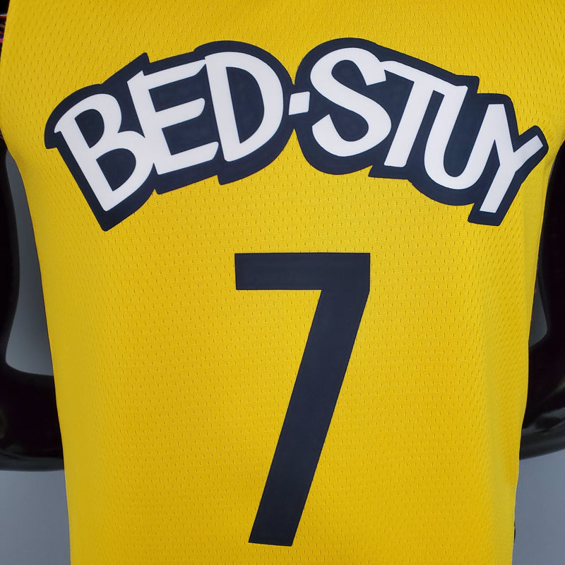 Regata Brooklyn Nets 2020/21 - Commemorative Edition Yellow