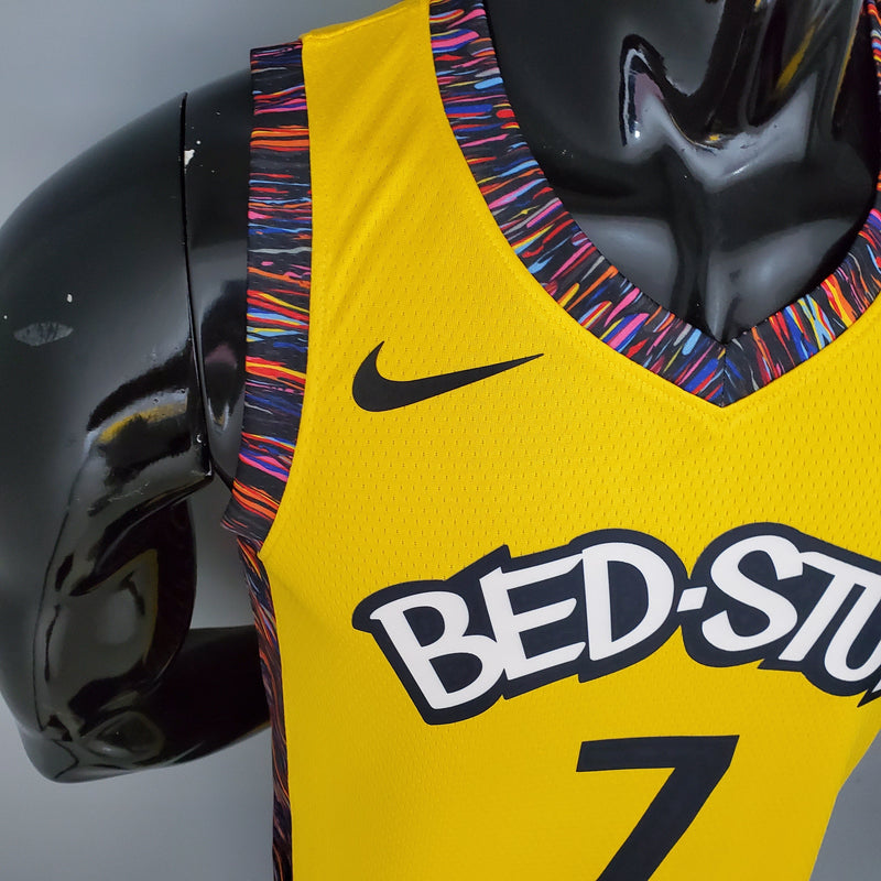 Regata Brooklyn Nets 2020/21 - Commemorative Edition Yellow