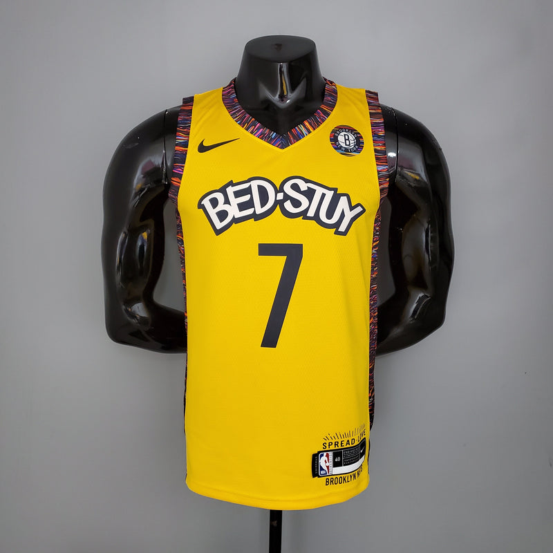 Regata Brooklyn Nets 2020/21 - Commemorative Edition Yellow