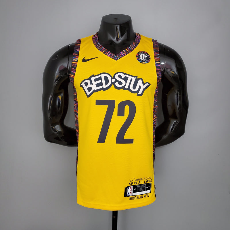 Regata Brooklyn Nets 2020/21 - Commemorative Edition Yellow