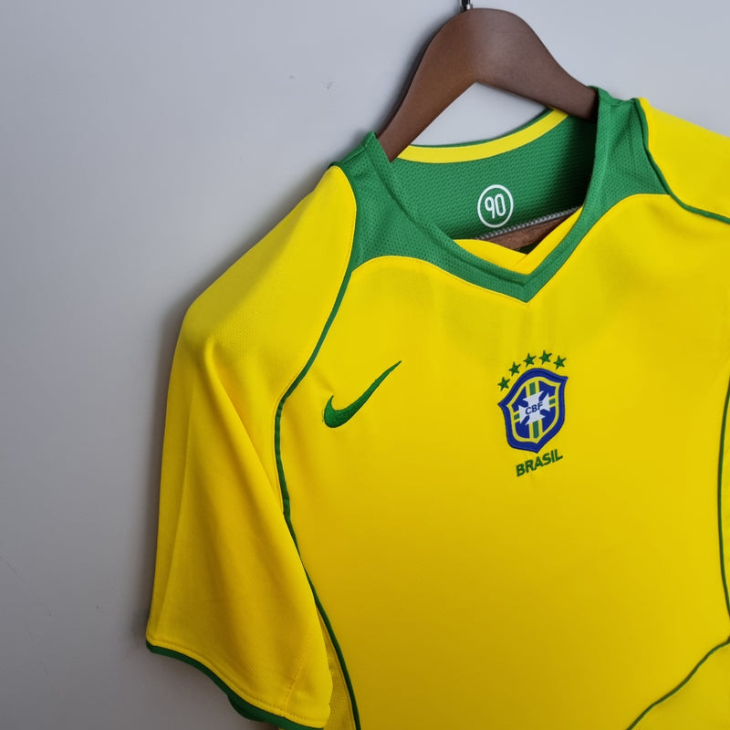 Camisa I Brasil 2004/06 - Retrô