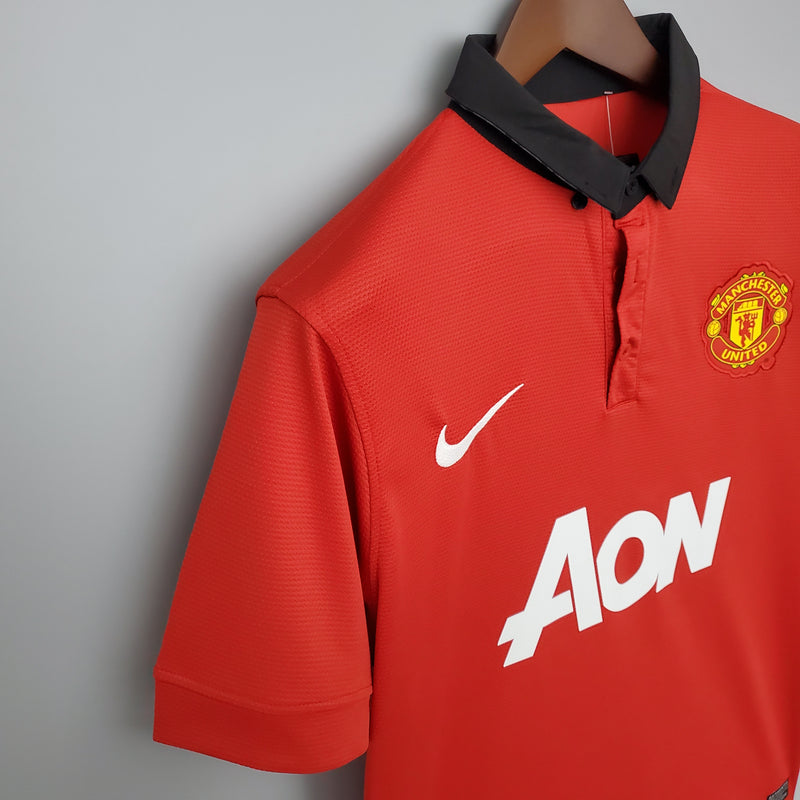 Camisa I Manchester United 13/14 - Retrô