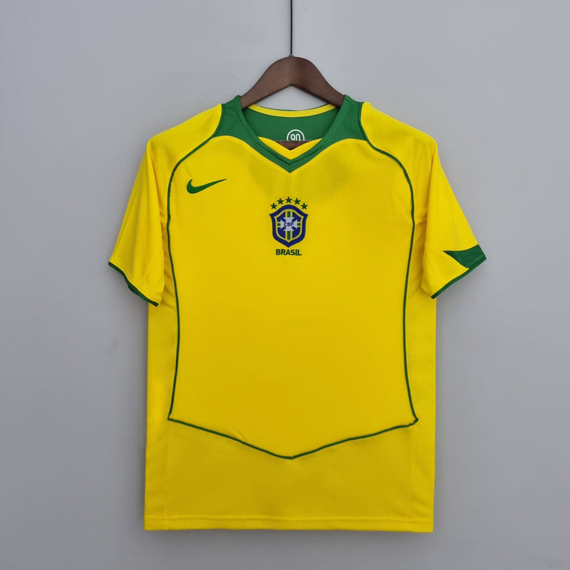 Camisa I Brasil 2004/06 - Retrô