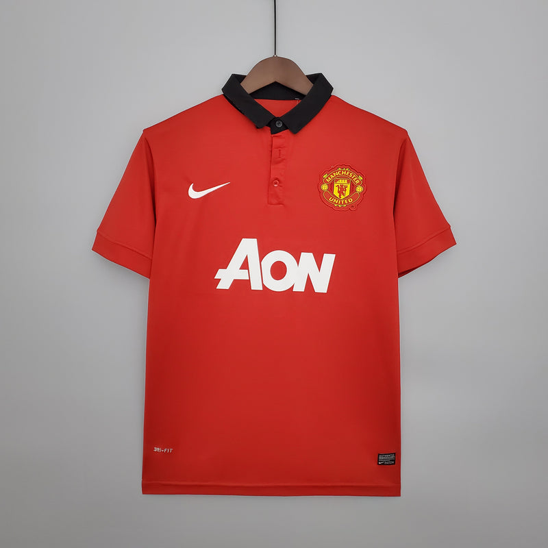 Camisa I Manchester United 13/14 - Retrô