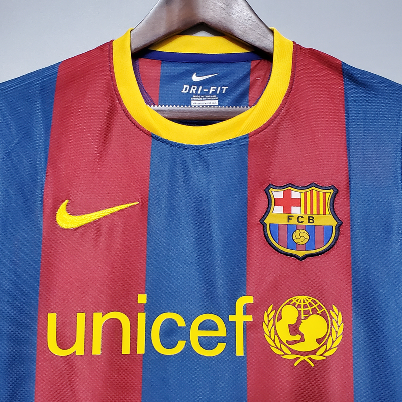 Camisa I Barcelona 10/11 - Retrô