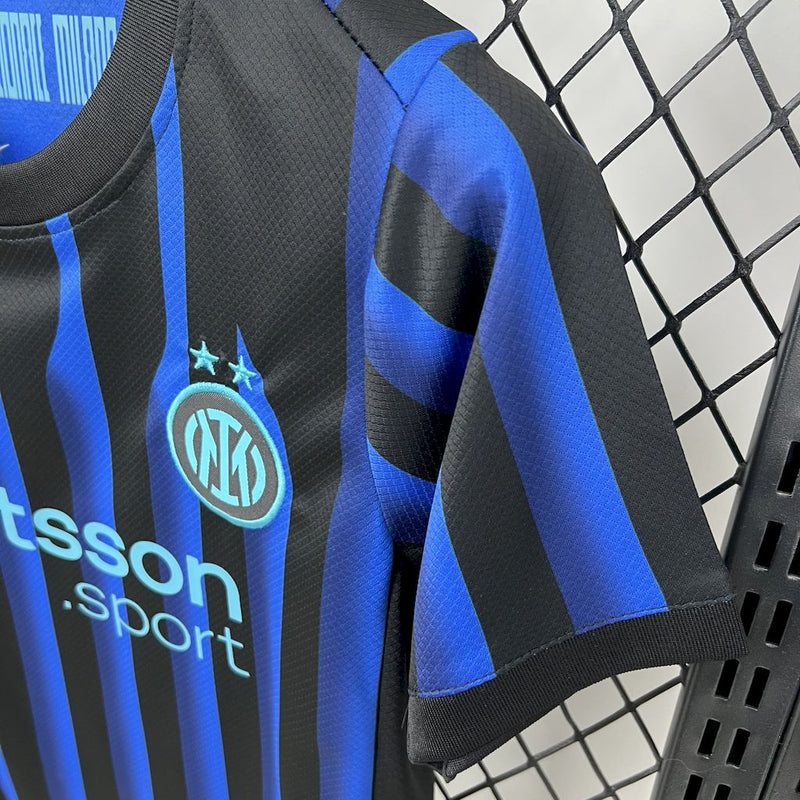Kit Infantil Inter De Milão Home 25/26