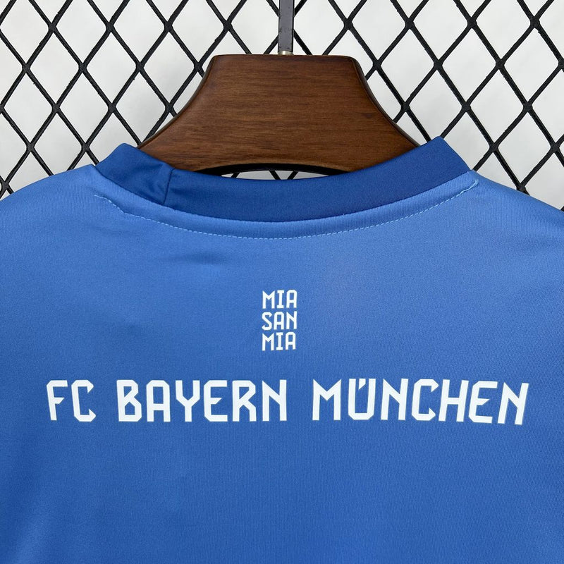 Kit Infantil Bayern De Munique Goleiro-Azul 25/26
