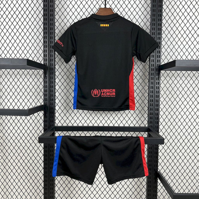Kit Infantil Barcelona Away Edição Travis Scott 24/25