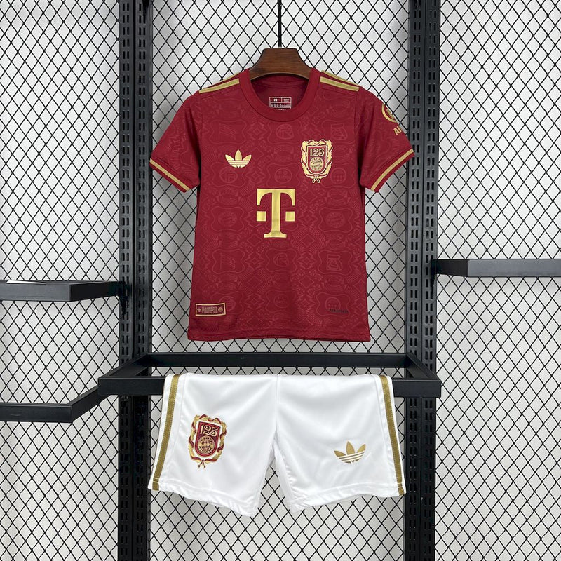 Kit Infantil Bayern De Munique Aniversário De 125 Anos 25/26