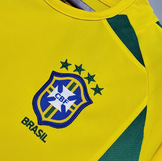 Camisa I Brasil 2002 - Retrô